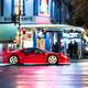 Normally left hand drive cars like the F40 aren’t allowed on the road, unless they’re over 25 years old.
